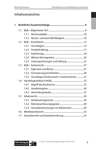 F.I.T. zur IHK-Prüfung in Recht & Steuern: Wirtschaftsbezogene Qualifikationen für Industriefachwirte, Technische Fachwirte und Wirtschaftsfachwirte (Fachbücher für Fortbildung & Studium) - 5