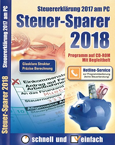 Steuer-Sparer 2018 - Steuererklärung 2017 am PC
