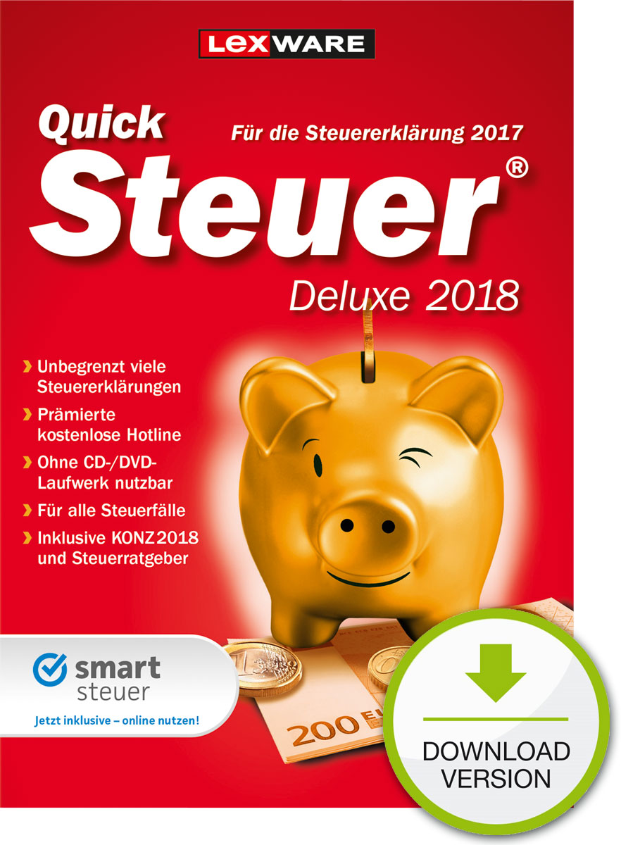 QuickSteuer DELUXE 2018 Download [Online Code]